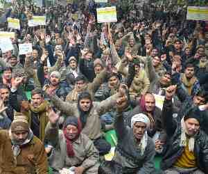 protest of roadways employee
