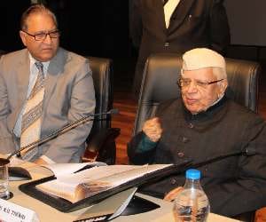 ND Tiwari accept his boilogical son, but..