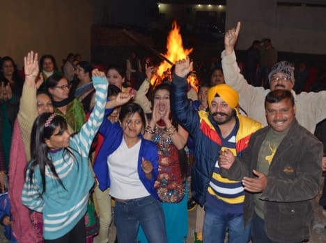 lohri celebration in dehradun