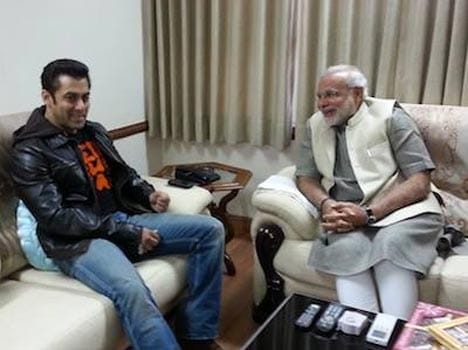 salman khan praises modi, but not commented on his pm candidature
