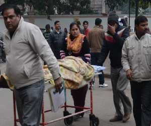 jam in kgmu trauma centre.