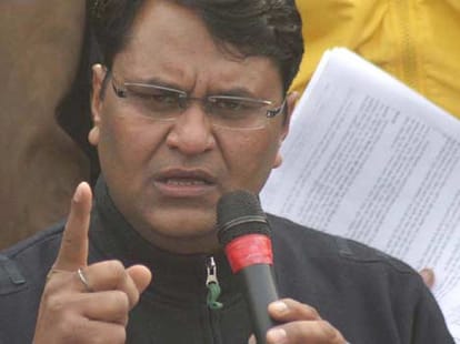 aap mla rajesh garg blaims arvind kejriwal.