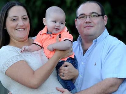 The woman having 4 babies in a year