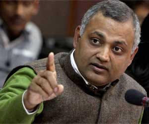 youth protests against delhi minister somnath bharti