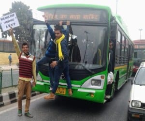 abvp protest in delhi university