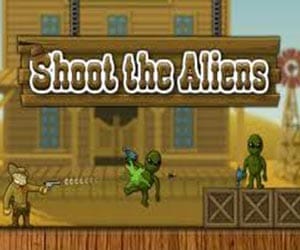 Shoot the aliens game