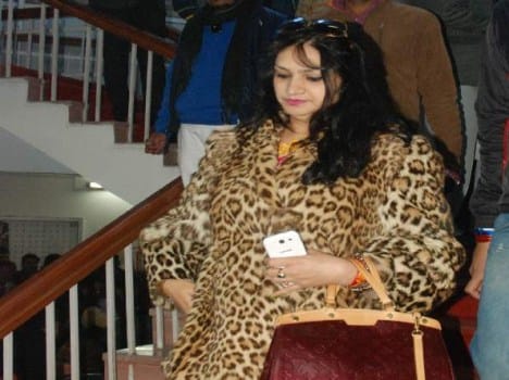opard skin coat seized