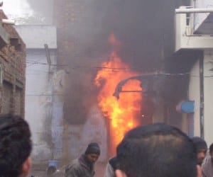 Death of a brother scorched by fire