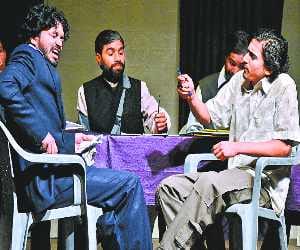 Natak Manchan in Punjab Kala Bhawan