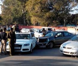 Car-Bike collided, one dies