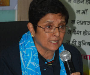 Kiran Bedi in Aryans College on 15 May