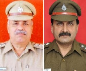president medel on dsp jagbir and inspector avtar singh