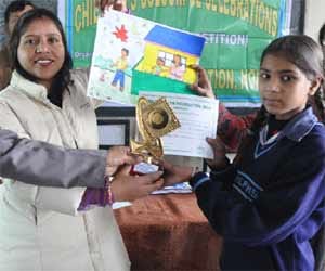 Garima wins the best athlete trophy