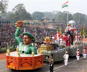india celebrates 65th republic day parade on rajpath