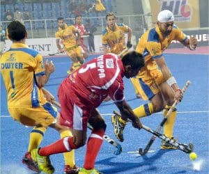 indian hockey leauge: punjab warriors vs dabour mumbai