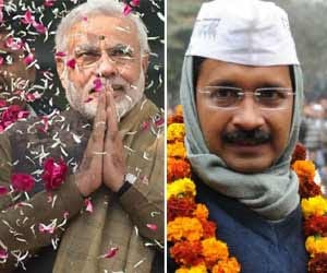 exit polls goes to bjp, kejriwal fails to feel gud
