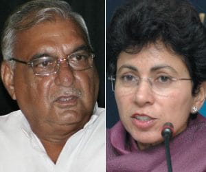 Chief Minister Bhupinder Singh Hooda attack on Kumari Selja