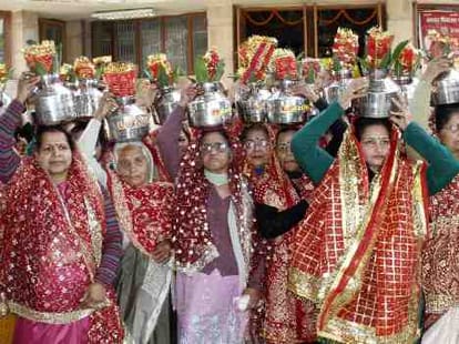 navratra kalas poojan muhurta time