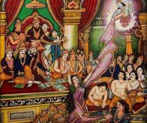 mahabharat story draupadi prebirth bhavishya puran