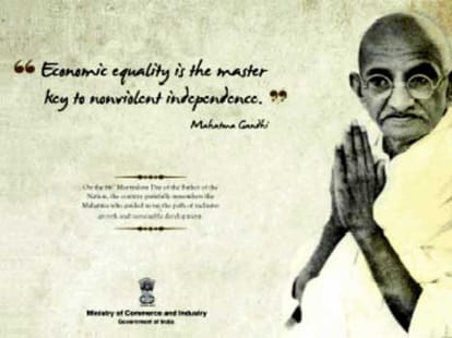 advertisements on mahatma gandhi death anniversary