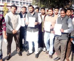 Protest of Students against PU Administration