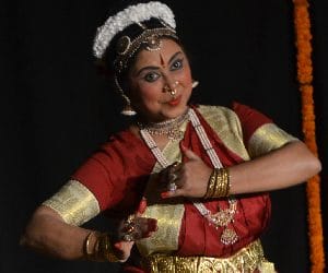 dance depicts the love of Krishna and Radha