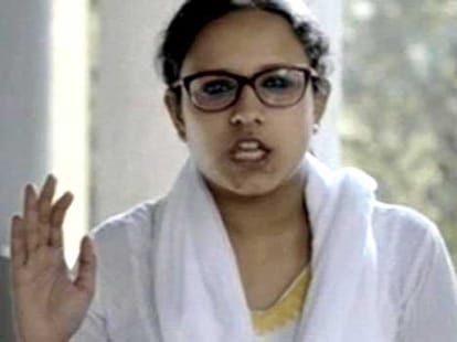 hasiba ameen face of congress ad
