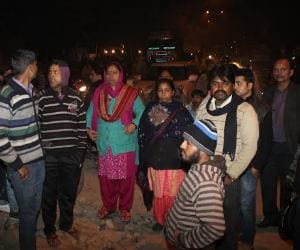 people protest against flyover
