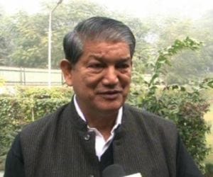 emergency landing of harish rawat helicopter