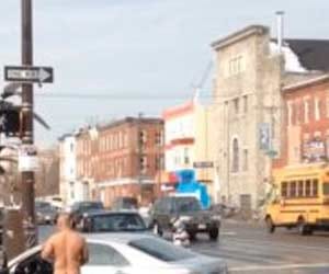 man played nude
