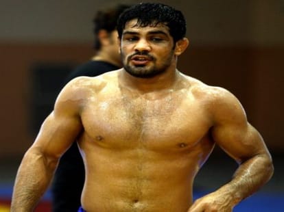 celebration after sushil kumar wins gold in commonwealth