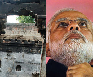 modi did not speak on muzaffarnagar riot