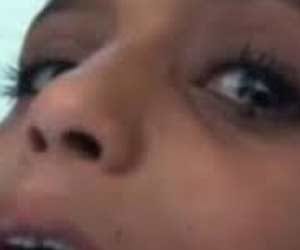 Girl cries stones instead of tears