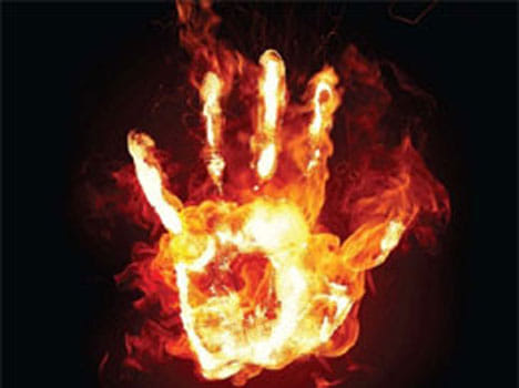 Traumatic incident! Youth burnt alive