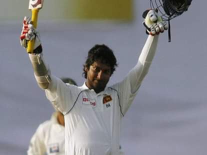 sangakkara equals sunny and lara s record 