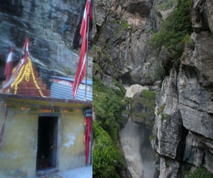 saraswati temple at badrinath mana village 