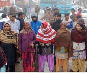 protest against administration in gurgaon
