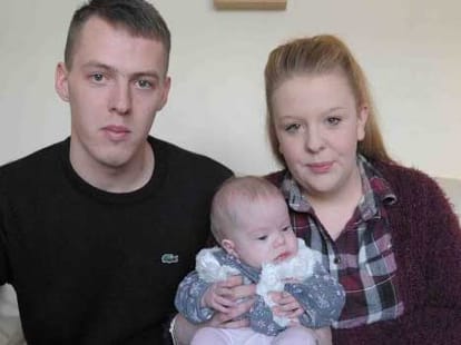 baby girl born with rare condition