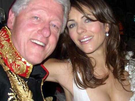 liz hurley denies bill clinton affair 