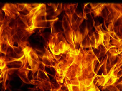  Fire in RWA president noida