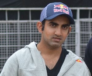 Cricketer Gautam Gambhir in Tricity