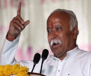 mohan bhagwat reaches lucknow.