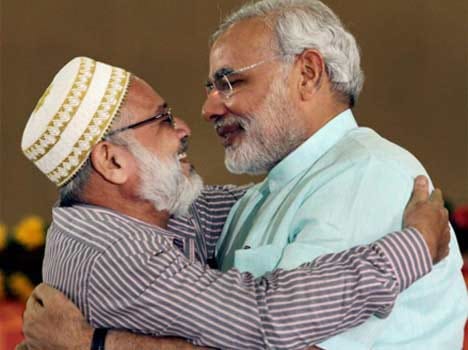 Modi play muslim card in ahamdabad speech
