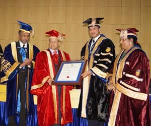 Amity university had convocation ceremony