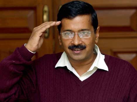 Arvind kejriwal auto mahasabha organized by delhi transport department
