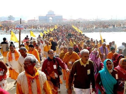 shortage of devotees in haridwar