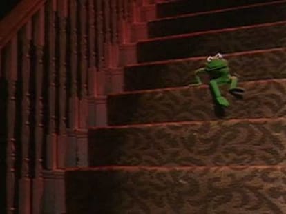 he is being ‘harassed’ by frog