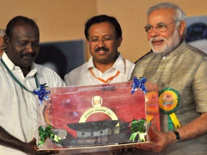 modi played dalit card in kochchi