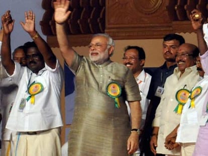 modi played dalit card in kochchi