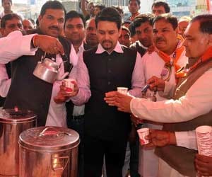 Namo tea made congress position worst: Anurag Thakur